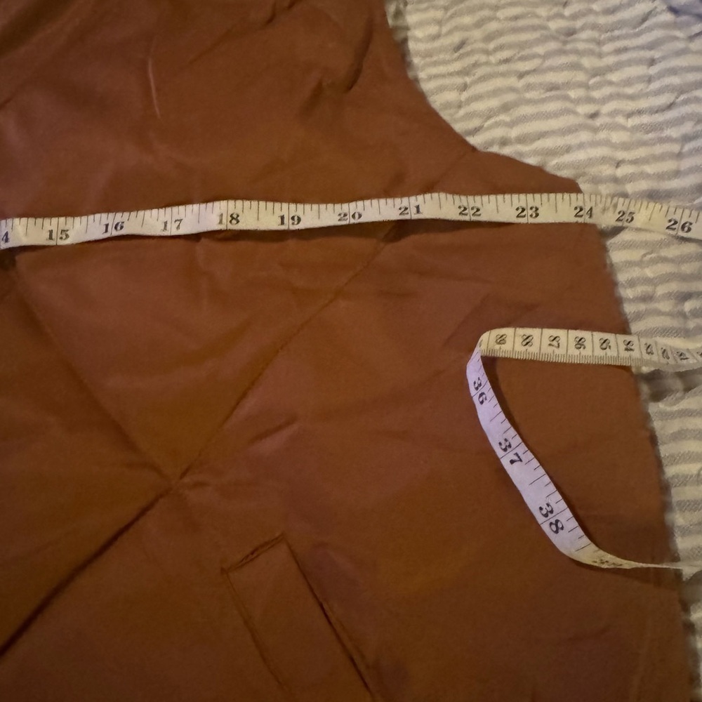 Brown Puffer Vest - Picture 7 of 9